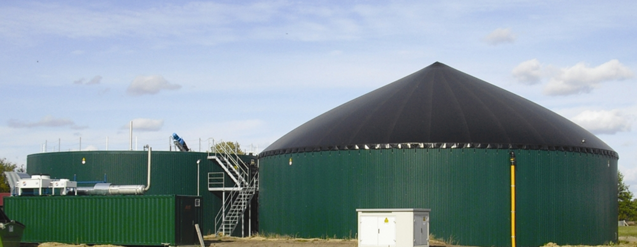 Biogas plant (Photo: Altus Woldmann)