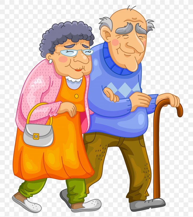 Old Age Cartoon Clip Art, PNG, 4446x5000px, Old Age, Art, Cartoon, Drawing, Fictional Character Download Free